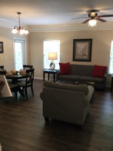 Villas at Houston Levee East Living Room